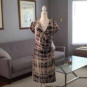 Super soft black and white dress